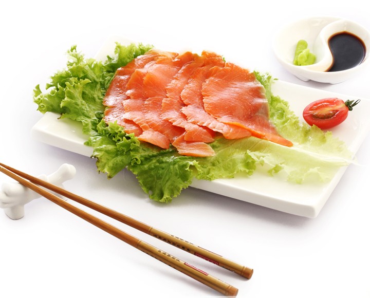 丹麦冰冻三文鱼块美食配料图