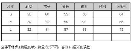 茵佳妮尺码针织衫说明